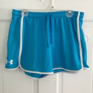 Blue under armour shorts